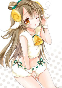 二次元羊耳美少女美图赏析