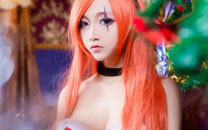 啾小妍SAMA夺命美人卡特琳娜圣诞COS
