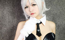 巨乳萌妹锐雯兔女郎COS