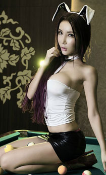 陈怡曼桌球宝贝兔女郎性感写真