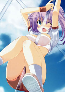 二次元单马尾美少女美图赏