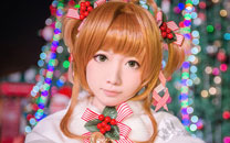 《魔卡少女樱》木之本樱&李小狼圣诞COS