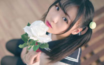 双马尾少女日系柔美写真