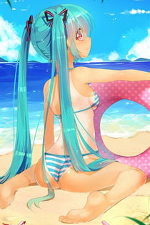 二次元爆乳泳装少女第六弹